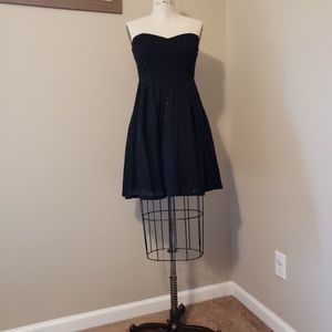 Strapless Anthropologie dress